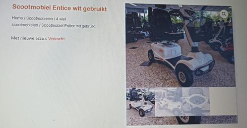 Scootmobiel, Diversen, Brommobielen en Scootmobielen, Zo goed als nieuw, Invacare, 46 km of meer, 16 km/u of meer, Ophalen