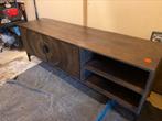 Tv meubel notenhout met hout snijwerk nieuw, Ophalen, 150 tot 200 cm, Nieuw, Minder dan 100 cm