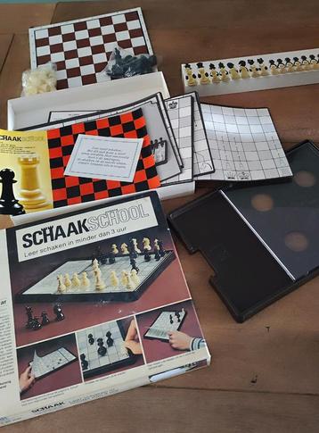 Vintage Schaakschool - Leer schaken! beschikbaar voor biedingen