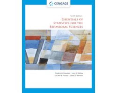 9780357365298 Essentials of Statistics for the Behavioral Sc, Boeken, Studieboeken en Cursussen, Zo goed als nieuw, HBO, Beta