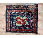 Handgemaakt antieke Oosters 1900 kleed kleedje 65x71 tapijt, Ophalen of Verzenden