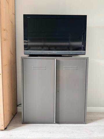 TV kast /lockerkast antraciet Ikea Ivar - afbeelding 2