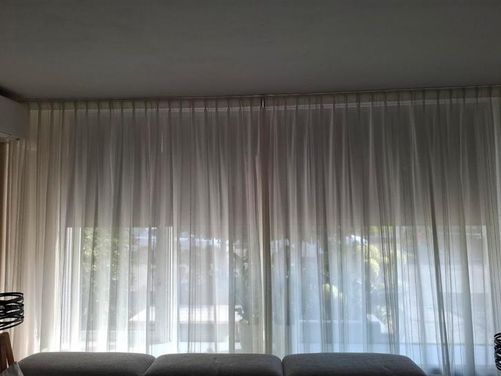 Inbetween gordijnen, Huis en Inrichting, Stoffering | Gordijnen en Lamellen, 200 cm of meer, 200 cm of meer, Ophalen of Verzenden