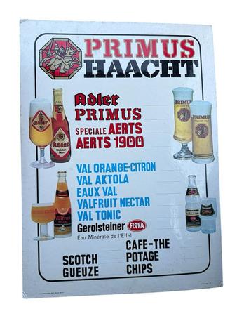 Bierbord Primus Haacht - Vintage Reclame beschikbaar voor biedingen