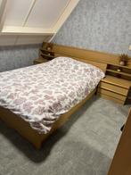 Mooi bed in uitstekende staat!, Bruin, Tweepersoons, Ophalen of Verzenden, Zo goed als nieuw