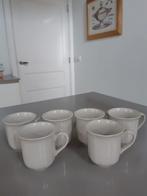 6 Mokken Villeroy en Boch Manoir, Ophalen of Verzenden, Zo goed als nieuw, Overige stijlen, Kop(pen) en/of Schotel(s)