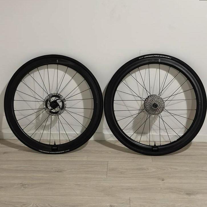 Giant SLR 1 42mm Tubeless Racefiets Wielen, Fietsen en Brommers, Fietsonderdelen, Gebruikt, Racefiets, Wiel, Ophalen of Verzenden