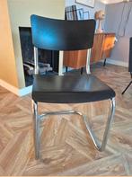 Vintage Mart Stam S43 stoel voor Thonet. Uniek!, Ophalen, Gebruikt, Zwart, Eén