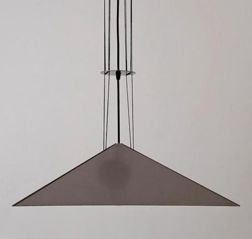 Vintage lamp Bieffeplast - designer Rodney Kinsman, Huis en Inrichting, Lampen | Hanglampen, Gebruikt, 75 cm of meer, Metaal, Ophalen of Verzenden