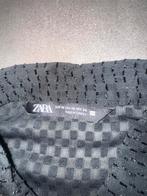 Zara Zwarte Doorschijnende Blouse, Ophalen of Verzenden, Zo goed als nieuw, Maat 34 (XS) of kleiner, Zwart