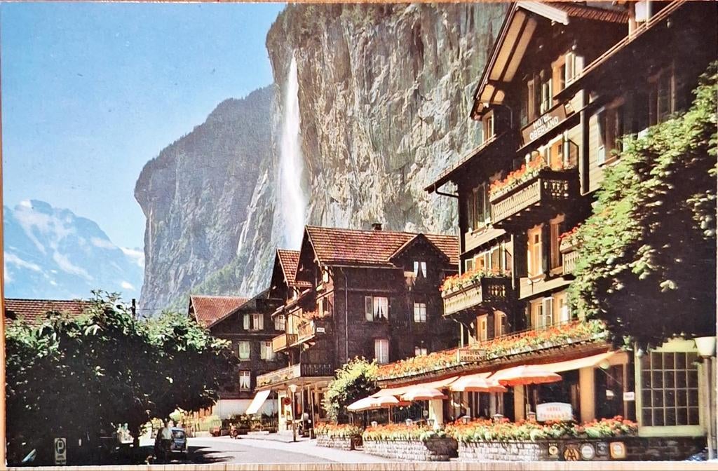 Lauterbrunnen Zwitserland 1979, Ophalen of Verzenden, 1960 tot 1980, Gelopen, Overig Europa