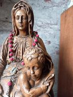 Oud brocant Maria beeld met Jezus  zeer mooi, Ophalen of Verzenden