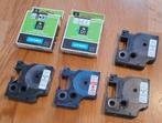 6x Dymo Etiketteertape 12mm (label cassette), Ophalen of Verzenden, Zo goed als nieuw, Dymo