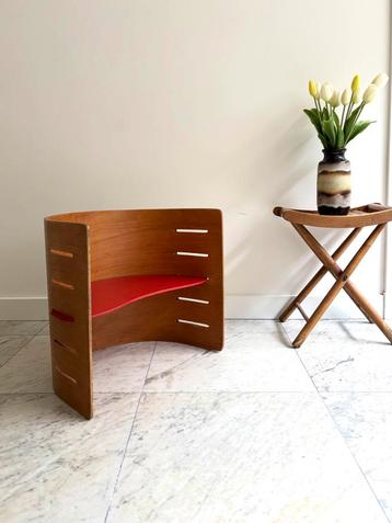 Vintage kinderstoel, design klassieker, Kristian Vedel, 1956 beschikbaar voor biedingen