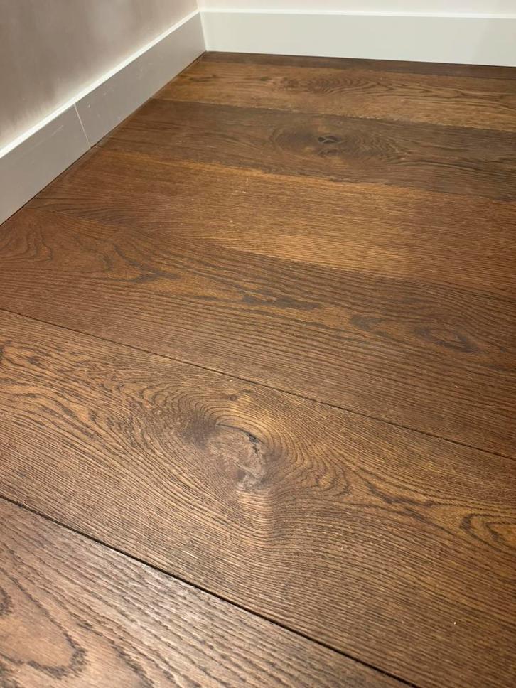 Houten vloerplanken eiken toplaag, Doe-het-zelf en Verbouw, Vloerdelen en Plavuizen, Zo goed als nieuw, Vloerdelen of -planken