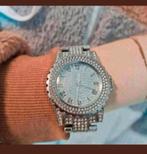 Mooi horloge met strassteentjes. Nieuw, Overige merken, Overige materialen, Polshorloge, Overige materialen