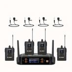 microfoon 4 Draadloos Microfoonsysteem – Prof & Betrouwbaar!, Ophalen of Verzenden, Zangmicrofoon, Draadloos