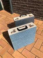 Bevo platenkoffers, Ophalen of Verzenden, Zo goed als nieuw, Zacht kunststof