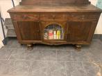 Antiek vintage dressoir, Ophalen, Gebruikt, 50 tot 75 cm, Glas