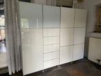 Ikea kast Besta wit hoogglans, Ophalen, Gebruikt, 150 tot 200 cm, 25 tot 50 cm