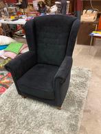 Oorfauteuil stoel, Huis en Inrichting, Fauteuils, Ophalen, Gebruikt, Hout, 75 tot 100 cm
