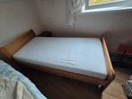 Verstelbaar Eenpersoonsbed, Huis en Inrichting, Ophalen, 90 cm, Eenpersoons, Bruin