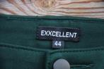 Broek donkergroen Exxcellent mt 44 Vaste prijs, Kleding | Dames, Maat 42/44 (L), Ophalen of Verzenden, Zo goed als nieuw, Exxcellent