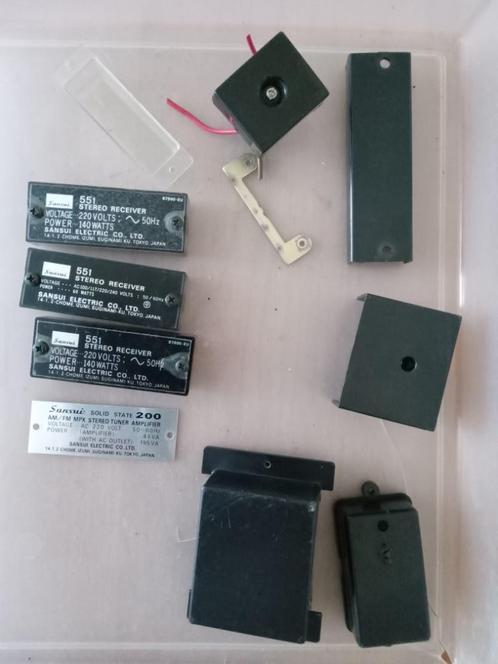 tags / naamplaatjes Sansui, Audio, Tv en Foto, Stereo-sets, Losse componenten, Verzenden