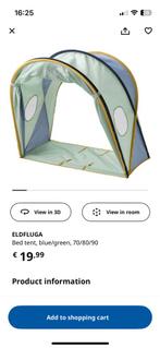 Ikea Eldfluga bed tent, Ophalen, 85 tot 100 cm, Zo goed als nieuw, Hoogslaper of Stapelbed