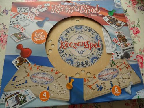 Nieuw Keezenspel luxe houten uitvoering kaartjes in sealing, Hobby en Vrije tijd, Gezelschapsspellen | Bordspellen, Nieuw, Ophalen
