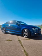 Audi A3 limousine S-line 1.8TFSI Sedan 2014 blauw, Auto's, Audi, Voorwielaandrijving, Zwart, 4 cilinders, Leder en Stof