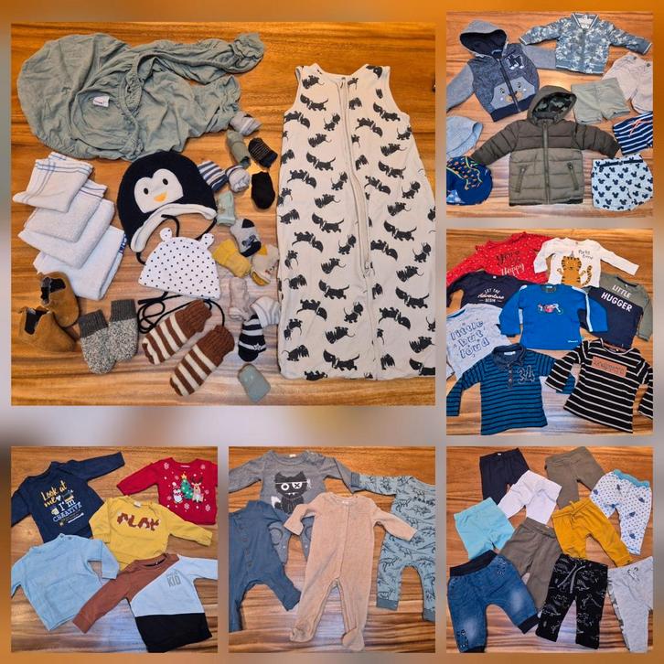 Groot herfst/winter jongens kledingpakket, Maat 62/68, Kinderen en Baby's, Babykleding | Baby-kledingpakketten, Zo goed als nieuw