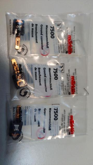 Marklin 7500 Massa Aansluitingen - 3 Stuks - Nieuw beschikbaar voor biedingen