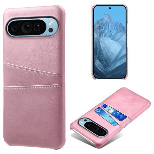 Back Cover met Opbergvakjes voor Pixel 9 / 9 Pro _ Roze Goud, Telecommunicatie, Mobiele telefoons | Hoesjes en Frontjes | Overige merken