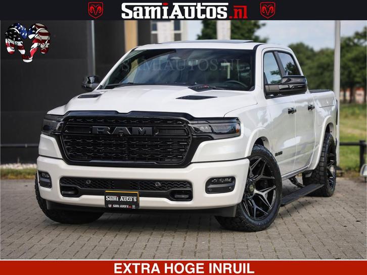Dodge Ram 1500 Limited Night High Output 540HP 706Nm | Massa, Auto's, Dodge, Bedrijf, Te koop, RAM 1500, 360° camera, 4x4, ABS
