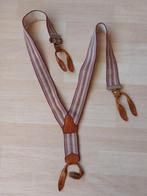 Herkules, brandweer en politie bretelles,leren riempjes izgs, Kleding | Heren, Ophalen of Verzenden, Zo goed als nieuw, Bruin