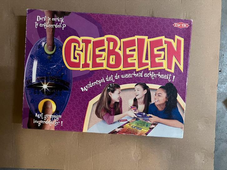 Giebelen bordspel van Tactic. , Hobby en Vrije tijd, Gezelschapsspellen | Overige, Zo goed als nieuw, Drie of vier spelers, Ophalen of Verzenden