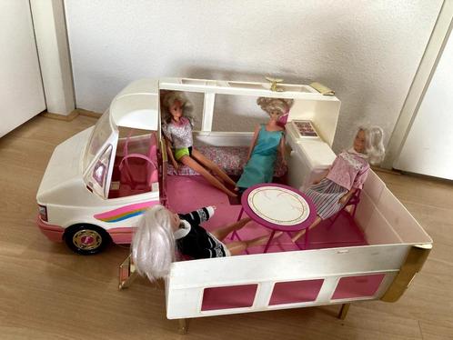 Jaren 90 barbie camper, Kinderen en Baby's, Speelgoed | Poppenhuizen, Gebruikt, Toebehoren, Ophalen