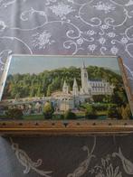 Vintage blik Lourdes parein, Ophalen of Verzenden, Gebruikt, Koek(jes)