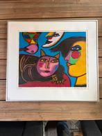 Corneille, Kleurrijke lithografie, Antiek en Kunst, Kunst | Litho's en Zeefdrukken, Ophalen of Verzenden