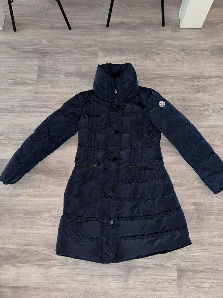 Moncler Dames Jas - Maat S - Donkerblauw, Kleding | Dames, Jassen | Zomer, Zo goed als nieuw, Maat 36 (S), Blauw, Ophalen of Verzenden