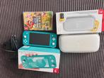 Nintendo switch lite, Spelcomputers en Games, Spelcomputers | Nintendo Switch Lite, Ophalen of Verzenden, Turquoise, Zo goed als nieuw