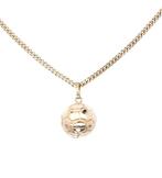 Prachtige Gouden Voetbal Hanger 14 Krt, Ophalen of Verzenden, Zo goed als nieuw, Goud, Goud