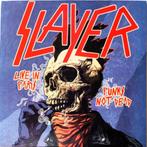 Slayer: Live in Paris 1996 - punks not dead 2 lp blauw vinyl, Cd's en Dvd's, Vinyl | Hardrock en Metal, Verzenden, Zo goed als nieuw