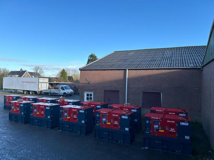Noodstroom aggregaat 17,5,20,25 kVA yanmar stamford, Doe-het-zelf en Verbouw, Aggregaten, Nieuw, Dieselolie, 30 kVA of meer, Elektrisch startend