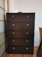 Brimnes ladekast zwart met 6 lades, Ophalen