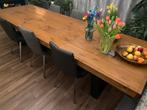 Eettafel hout - 300 x 100 cm, Huis en Inrichting, Tafels | Eettafels, 200 cm of meer, 50 tot 100 cm, Gebruikt, Rechthoekig