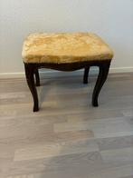 Vintage Voetenbankje - Mooi Gestoffeerd, Antiek en Kunst, Antiek | Meubels | Stoelen en Banken, Ophalen