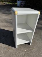 Wit bijzet/bed kastje, Huis en Inrichting, Kasten | Ladekasten, Ophalen, Gebruikt, 50 tot 100 cm, Minder dan 100 cm