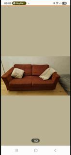 Hele mooie rode bank, Ophalen, 150 tot 200 cm, Tweepersoons, 75 tot 100 cm